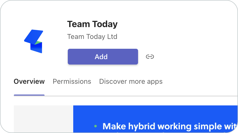 Installing Team Today into Microsoft Teams